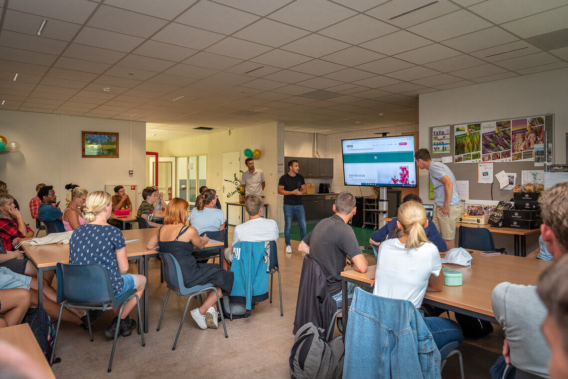 WebPrep geeft presentatie over de nieuwe website van Edens Plants & Creations